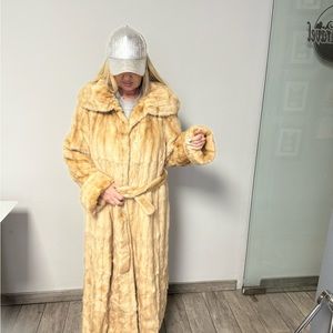 Guiliana teso mink coat